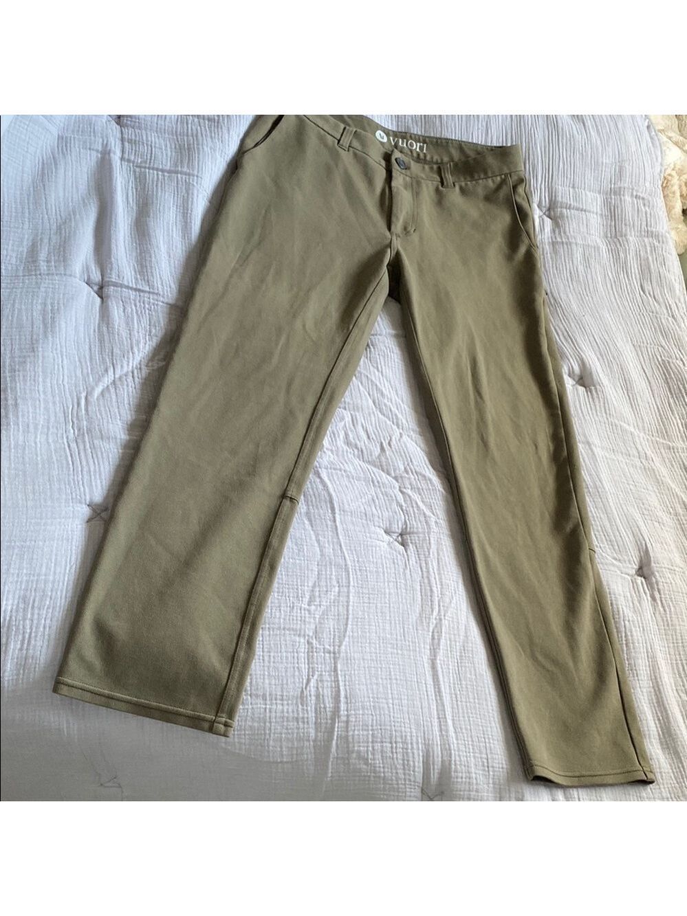 Vuori Tan knit Chinos Versatile Cotton Blend